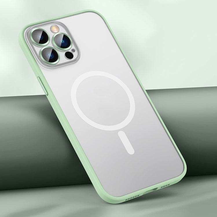 For iPhone 12 Pro MagSafe Matte Phone Case(Green) - iPhone 12 / 12 Pro Cases by buy2fix | Online Shopping UK | buy2fix