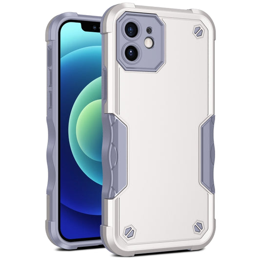 For iPhone 11 Non-slip Armor Phone Case (White) - iPhone 11 Cases by buy2fix | Online Shopping UK | buy2fix