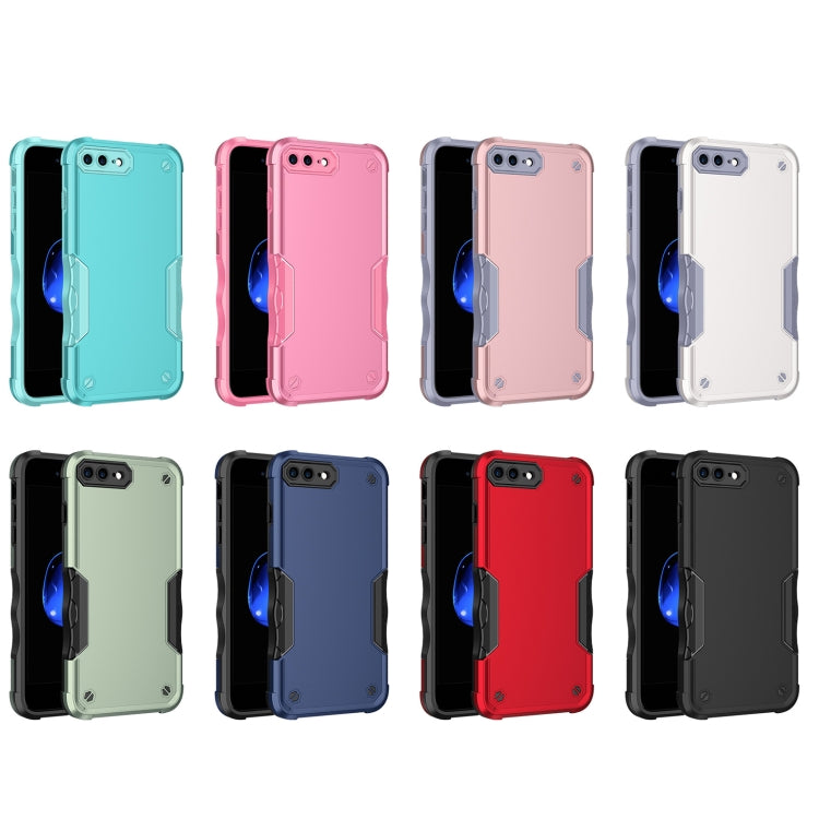 Non-slip Armor Phone Case For iPhone 8 Plus / 7 Plus(Pink) - More iPhone Cases by buy2fix | Online Shopping UK | buy2fix