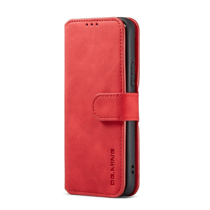 For Samsung Galaxy S22+ DG.MING Retro Oil Side Horizontal Flip Leather Case with Holder & Card Slots & Wallet(Red) - Galaxy S22+ 5G Cases by DG.MING | Online Shopping UK | buy2fix