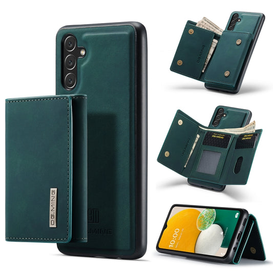 For Samsung Galaxy A13 5G DG.MING M1 Series 3-Fold Multi Card Wallet  Phone Case(Green) - Galaxy Phone Cases by DG.MING | Online Shopping UK | buy2fix