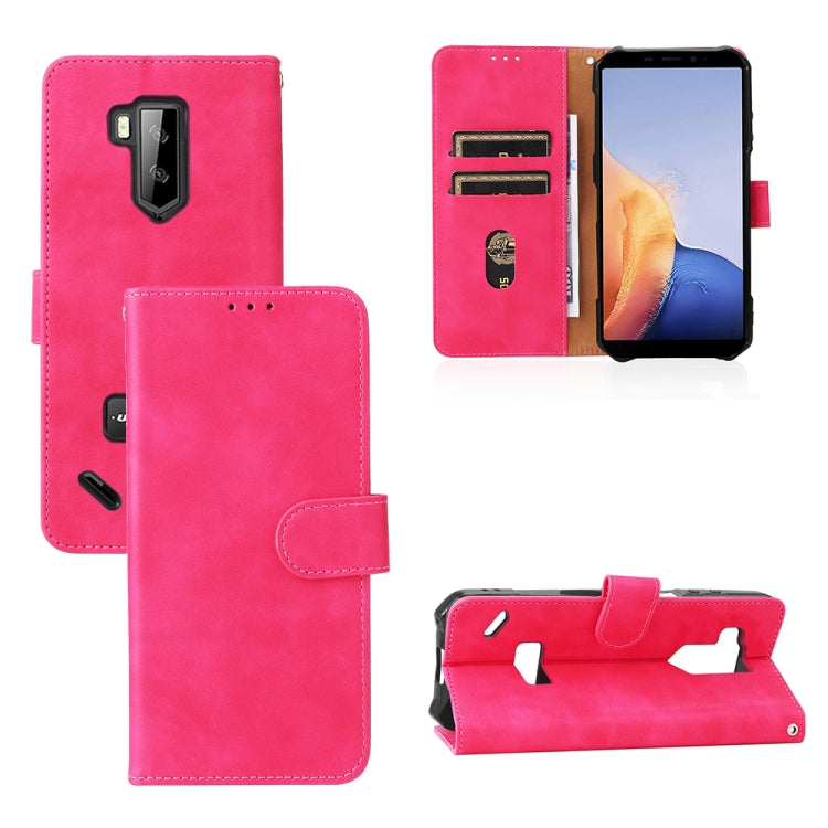 For Ulefone Armor X9 Skin Feel Magnetic Buckle Calf Texture PU Phone Case(Rose Red) - Ulefone Cases by buy2fix | Online Shopping UK | buy2fix