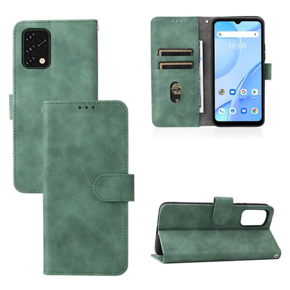 For Umidigi Power 5S Skin Feel Magnetic Buckle Calf Texture PU Phone Case(Green) - Doogee Cases by buy2fix | Online Shopping UK | buy2fix