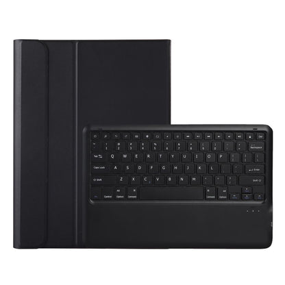 A800B Split Bluetooth Keyboard Leather Case with Holder & Pen Slot For Samsung Galaxy Tab S8+ X800(Black) - Samsung Keyboard by buy2fix | Online Shopping UK | buy2fix