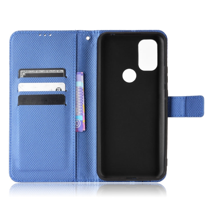 For Blackview A70 2021 Diamond Texture Leather Phone Case(Blue) - More Brand by buy2fix | Online Shopping UK | buy2fix