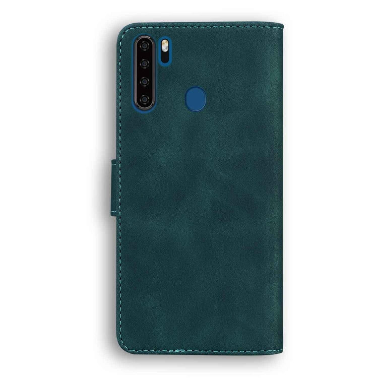 For Blackview A80 Pro Skin Feel Pure Color Flip Leather Phone Case(Green) - More Brand by buy2fix | Online Shopping UK | buy2fix