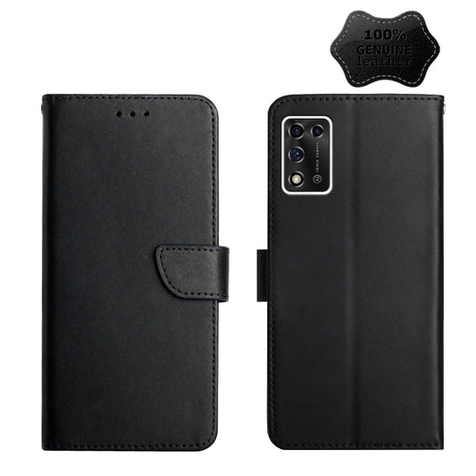 For ZTE Libero 5G II Genuine Leather Fingerprint-proof Horizontal Flip Phone Case(Black) - ZTE Cases by buy2fix | Online Shopping UK | buy2fix