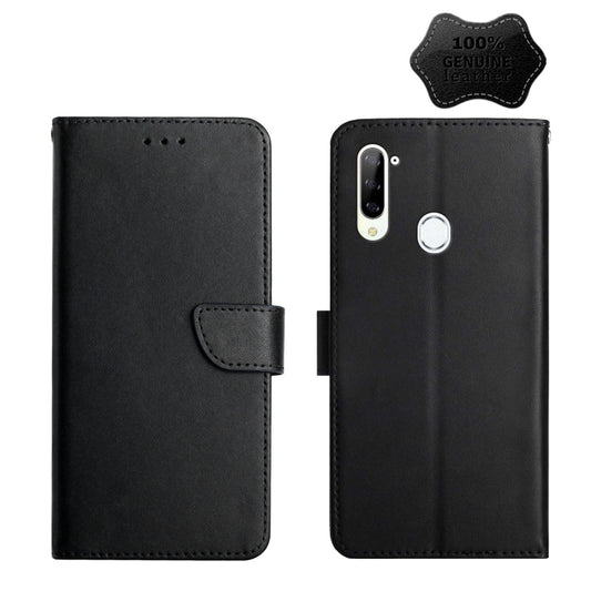 For ZTE Libero 5G Genuine Leather Fingerprint-proof Horizontal Flip Phone Case(Black) - ZTE Cases by buy2fix | Online Shopping UK | buy2fix