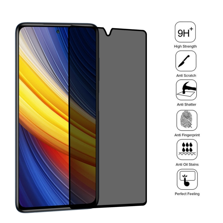 25 PCS Full Cover Anti-peeping Tempered Glass Film For Xiaomi Poco X3 Pro -  by buy2fix | Online Shopping UK | buy2fix