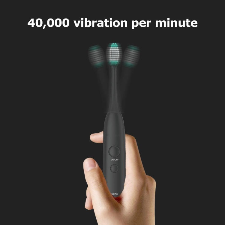 USB Charging Adults Electric Sonic Toothbrush with 8 Brush Heads(Black) - Toothbrushes by buy2fix | Online Shopping UK | buy2fix