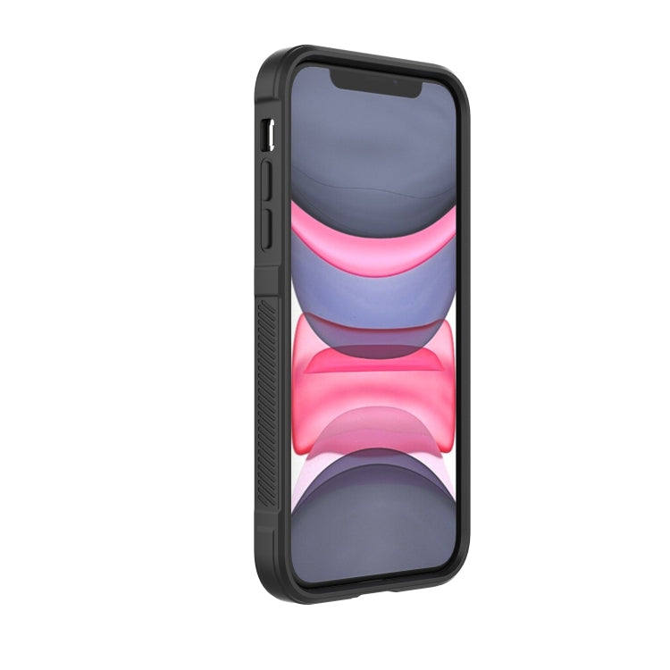 For iPhone 11 Magic Shield TPU + Flannel Phone Case (Black) - iPhone 11 Cases by buy2fix | Online Shopping UK | buy2fix