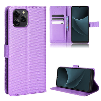 For Blackview A95 Diamond Texture Leather Phone Case(Purple) - More Brand by buy2fix | Online Shopping UK | buy2fix