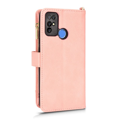 For Doogee X96 Pro Litchi Texture Zipper Leather Phone Case(Pink) - Doogee Cases by buy2fix | Online Shopping UK | buy2fix