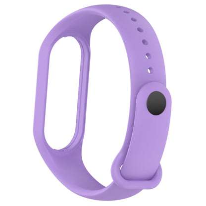 For Xiaomi Mi Band 7 / 7NFC / 6 / 6 NFC / 5 / 5 NFC / Amazfit Band 5 Official Silicone Watch Band(Lavender Purple) - Watch Bands by buy2fix | Online Shopping UK | buy2fix