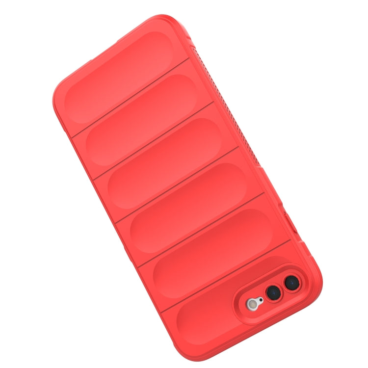 Magic Shield TPU + Flannel Phone Case For iPhone 8 Plus / 7 Plus(Red) - More iPhone Cases by buy2fix | Online Shopping UK | buy2fix