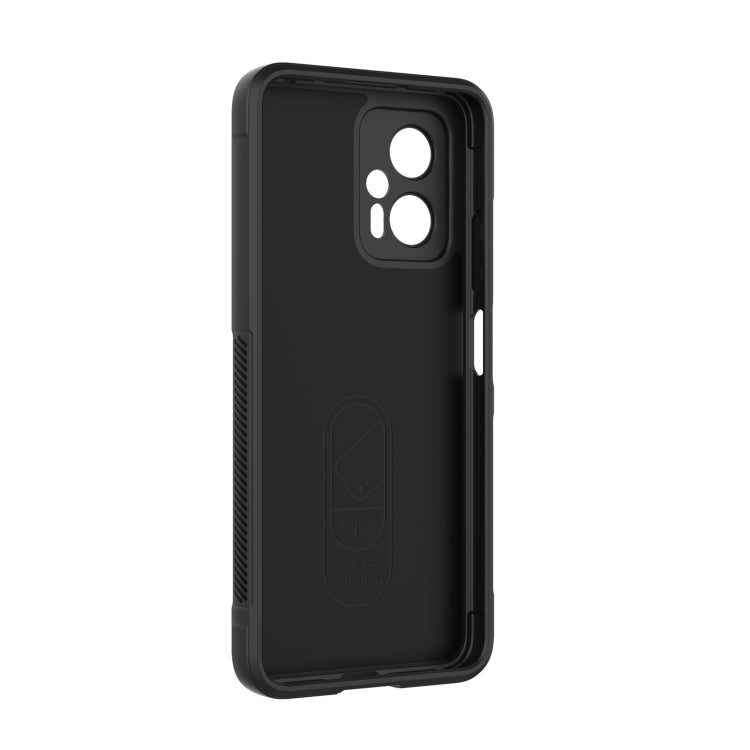 For Xiaomi Redmi Note 11T Pro Magic Shield TPU + Flannel Phone Case(Dark Grey) - Xiaomi Cases by buy2fix | Online Shopping UK | buy2fix