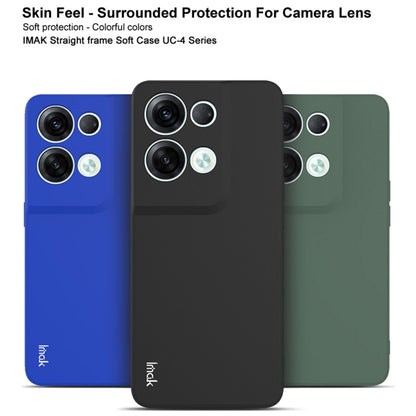 For OPPO Reno8 Pro+ 5G / Reno8 Pro 5G Global IMAK UC-4 Series Straight Edge TPU Soft Protective Case(Black) - OPPO Cases by imak | Online Shopping UK | buy2fix