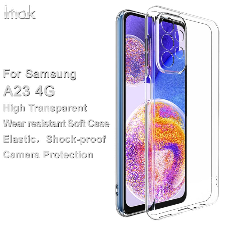 For Samsung Galaxy A23 4G IMAK UX-5 Series Claer TPU Phone Case(Transparent) - Galaxy Phone Cases by imak | Online Shopping UK | buy2fix