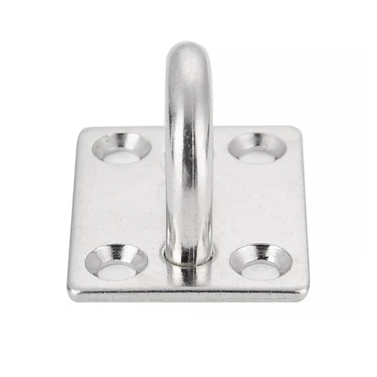 5 PCS 6mm 304 Stainless Steel Ship Square Door Hinges Buckle - Marine Accessories & Parts by buy2fix | Online Shopping UK | buy2fix