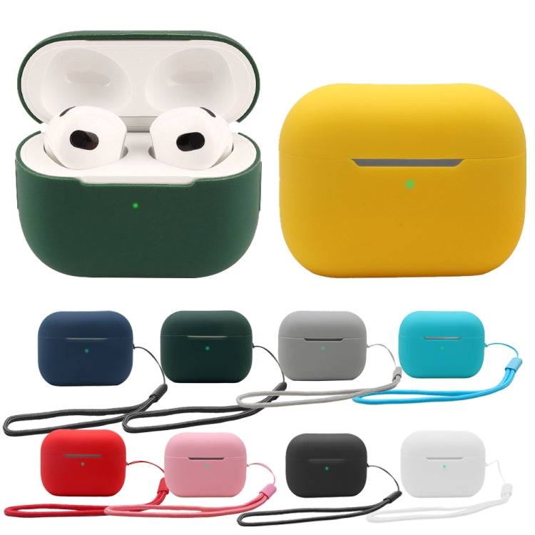 For AirPods Pro 2 2.0mm Solid Color Silicone Protective Cover(Green) - For AirPods Pro 2 by buy2fix | Online Shopping UK | buy2fix