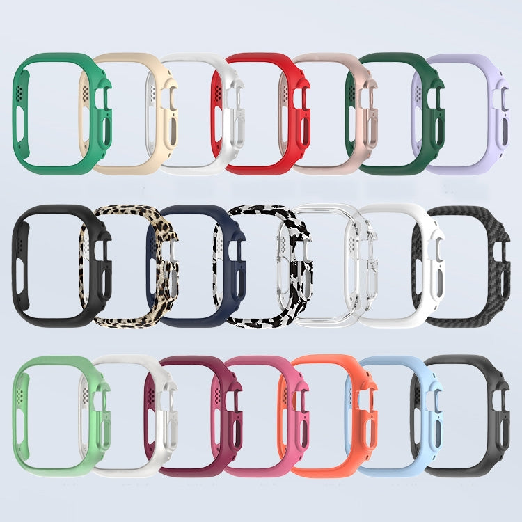 For Apple Watch Ultra 49mm PC Hollow Electroplating Protective Case(Starlight) - Watch Cases by buy2fix | Online Shopping UK | buy2fix