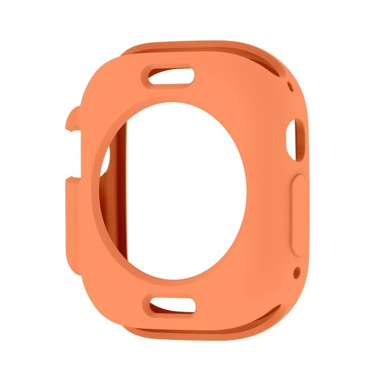 For Apple Watch Ultra 49mm Candy TPU Protective Case(Orange) - Watch Cases by buy2fix | Online Shopping UK | buy2fix