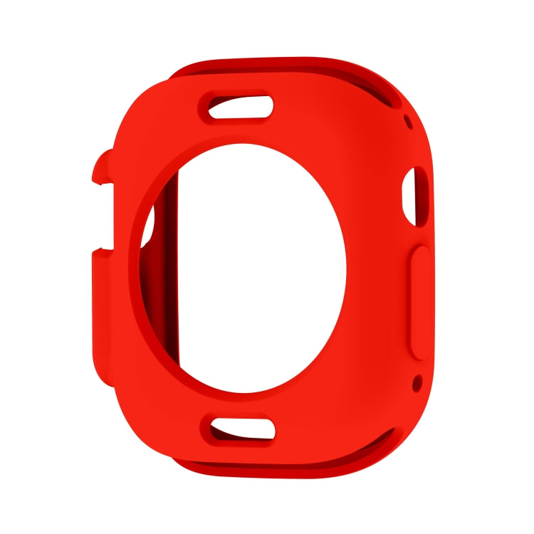 For Apple Watch Ultra 49mm Candy TPU Protective Case(Red) - Watch Cases by buy2fix | Online Shopping UK | buy2fix