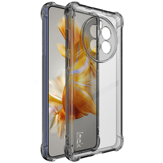 For Huawei Mate 50 imak Shockproof Airbag TPU Phone Case(Transparent Black) - Huawei Cases by imak | Online Shopping UK | buy2fix