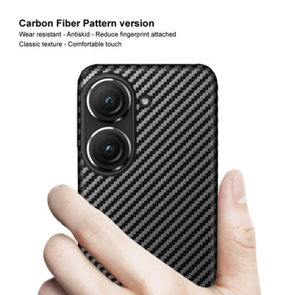 For Asus ZenFone 9 5G IMAK Ruiyi Series Carbon Fiber PU + PC Phone Case - ASUS Cases by imak | Online Shopping UK | buy2fix