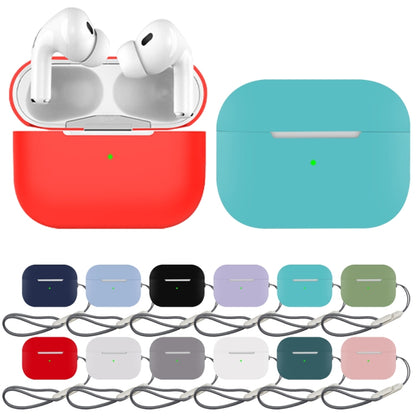 For AirPods Pro 2 Earphone Silicone Protective Case(Red) - For AirPods Pro 2 by buy2fix | Online Shopping UK | buy2fix