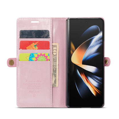 For Samsung Galaxy Z Fold4 CaseMe 003 Crazy Horse Texture Leather Phone Case(Rose Gold) - Galaxy Z Fold4 5G Cases by CaseMe | Online Shopping UK | buy2fix