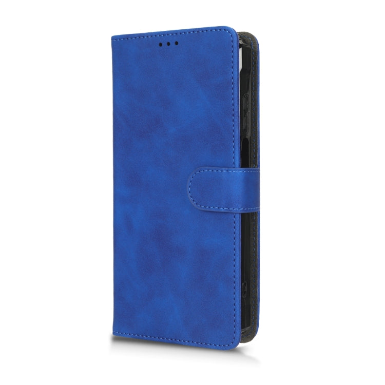 For Blackview BV7100 Skin Feel Magnetic Flip Leather Phone Case(Blue) - More Brand by buy2fix | Online Shopping UK | buy2fix