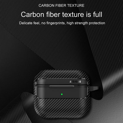 For AirPods Pro 2 Carbon Fiber Texture Anti-fall Earphone Protective Case(Grey) - For AirPods Pro 2 by buy2fix | Online Shopping UK | buy2fix