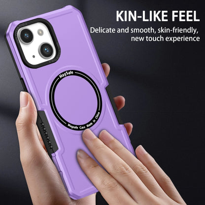 For iPhone 14 MagSafe Shockproof Armor Phone Case(Purple) - iPhone 14 Cases by buy2fix | Online Shopping UK | buy2fix