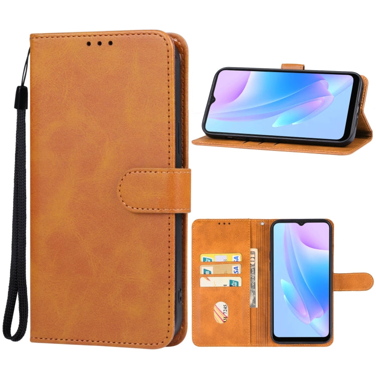 For Blackview A52 / A52 Pro Leather Phone Case(Brown) - More Brand by buy2fix | Online Shopping UK | buy2fix