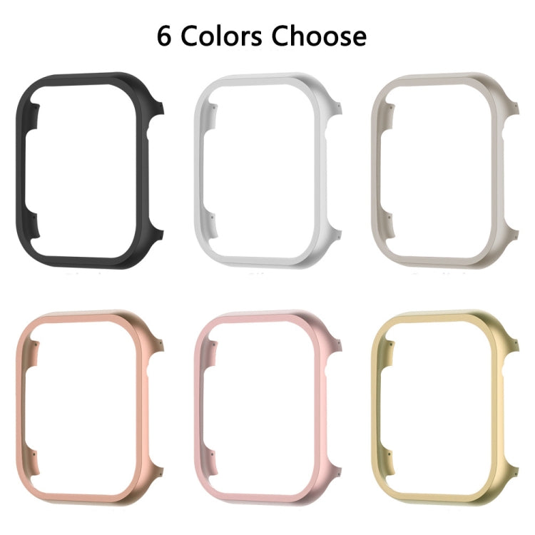 For Apple Watch Ultra 49mm Aluminum Alloy Frame Protective Case(Starlight) - Watch Cases by buy2fix | Online Shopping UK | buy2fix