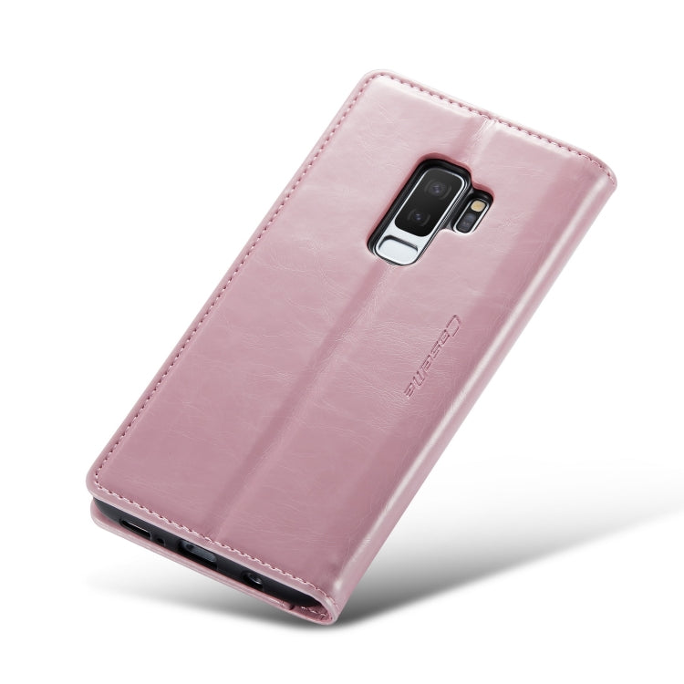 For Samsung Galaxy S9+ CaseMe 003 Crazy Horse Texture Leather Phone Case(Rose Gold) - Galaxy Phone Cases by CaseMe | Online Shopping UK | buy2fix