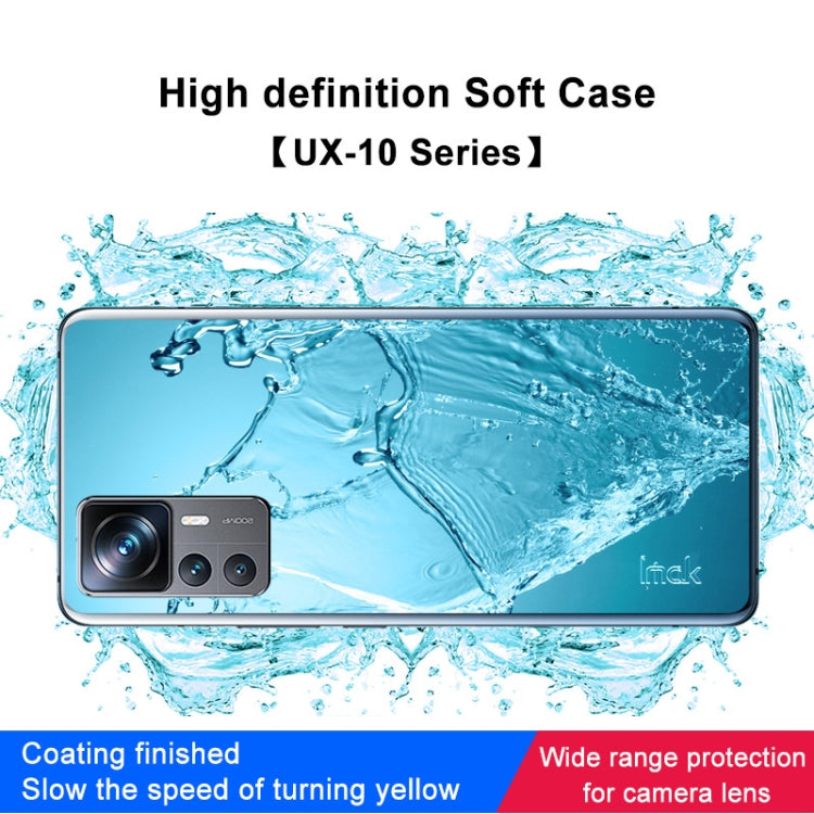 For Xiaomi 12T Pro 5G IMAK UX-10 Series Transparent Shockproof TPU Phone Case(Transparent) - Xiaomi Cases by imak | Online Shopping UK | buy2fix