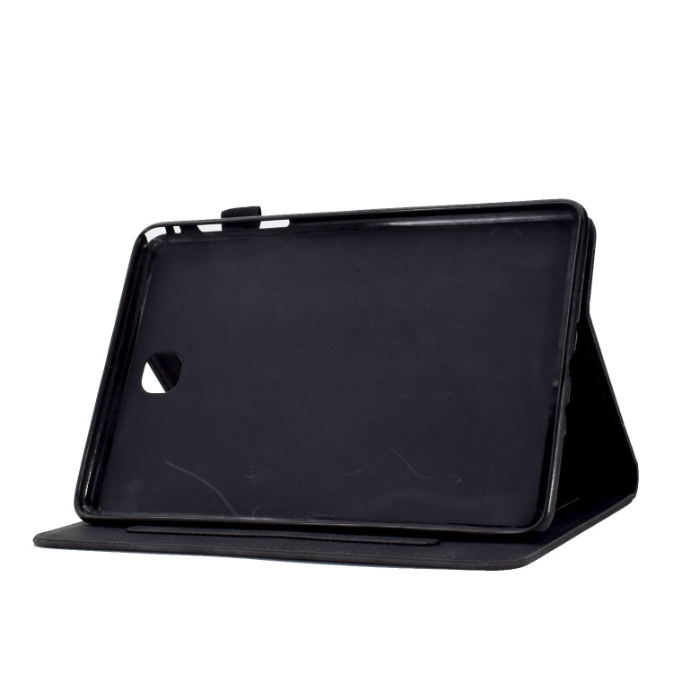 For Samsung Galaxy Tab A 8.0 T350 Tower Embossed Leather Smart Tablet Case(Black) - Other Galaxy Tab PC by buy2fix | Online Shopping UK | buy2fix