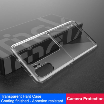 For OPPO Find N2 Flip 5G imak Wing II Pro Series Wear-resisting Crystal Phone Case(Transparent) - OPPO Cases by imak | Online Shopping UK | buy2fix