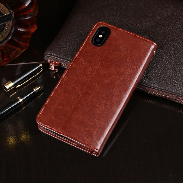 For Doogee X55 idewei  Crazy Horse Texture Horizontal Flip Leather Case with Holder & Card Slots & Wallet(Red) - More Brand by idewei | Online Shopping UK | buy2fix