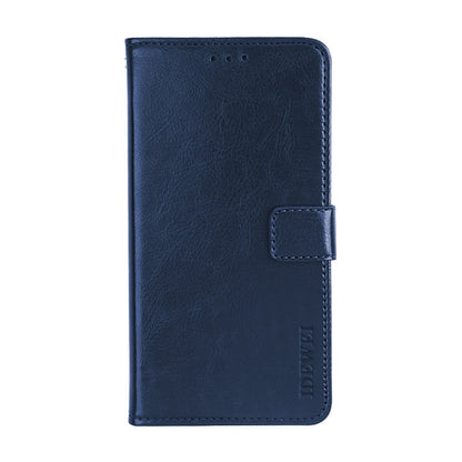 For Doogee X70 idewei  Crazy Horse Texture Horizontal Flip Leather Case with Holder & Card Slots & Wallet(Dark Blue) - More Brand by idewei | Online Shopping UK | buy2fix