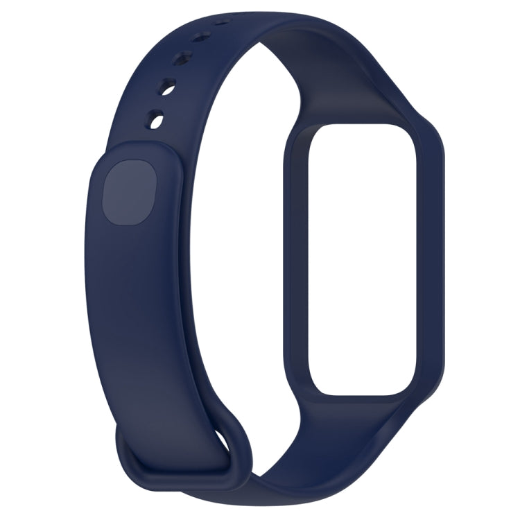 For Redmi Band 2 Solid Color Silicone Integrated Watch Band(Midnight Blue) - Watch Bands by buy2fix | Online Shopping UK | buy2fix