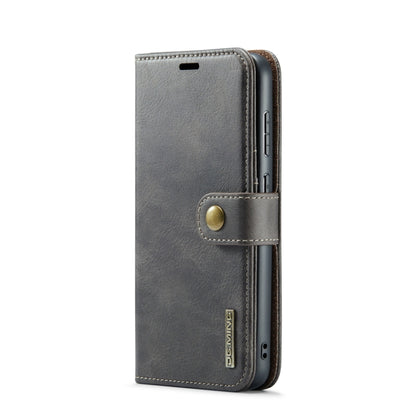 For Samsung Galaxy S23+ 5G DG.MING Crazy Horse Texture Detachable Magnetic Leather Case(Grey) - Galaxy S23+ 5G Cases by DG.MING | Online Shopping UK | buy2fix