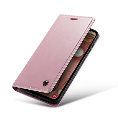 For Samsung Galaxy A54 5G CaseMe 003 Crazy Horse Texture Leather Phone Case(Rose Gold) - Galaxy Phone Cases by CaseMe | Online Shopping UK | buy2fix