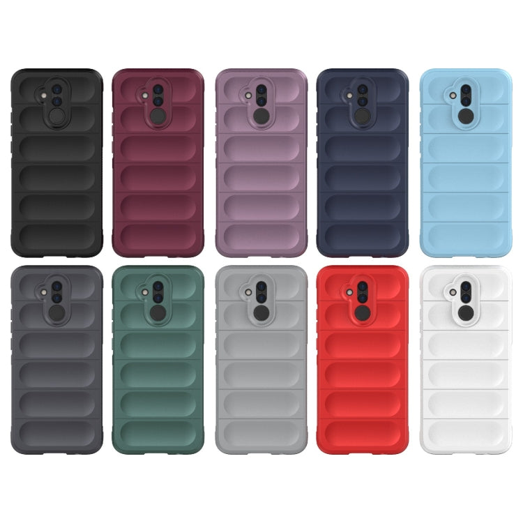 For Huawei Mate 20 Lite Magic Shield TPU + Flannel Phone Case(Red) - Huawei Cases by buy2fix | Online Shopping UK | buy2fix