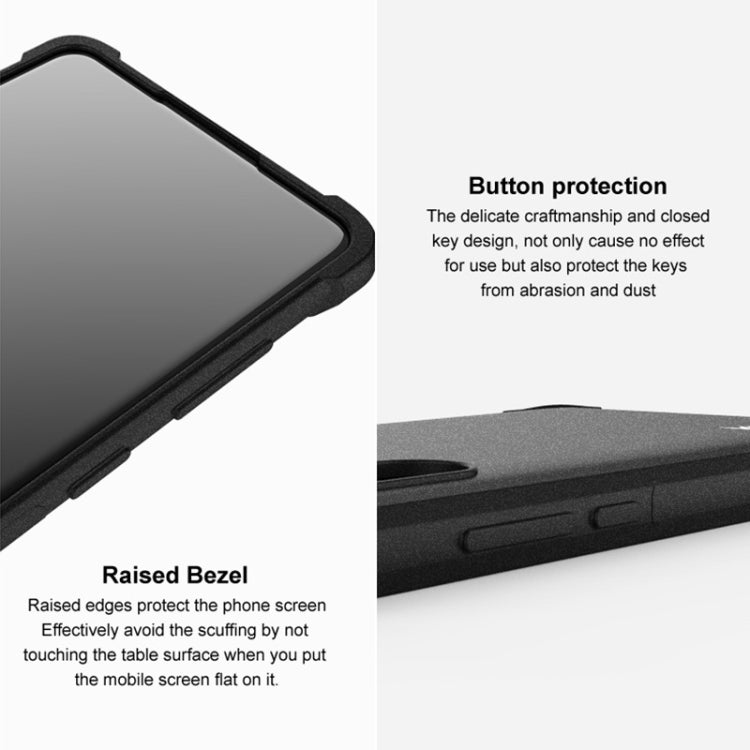 For Xiaomi Redmi K60E 5G imak Shockproof Airbag TPU Phone Case(Matte Black) - Xiaomi Cases by imak | Online Shopping UK | buy2fix