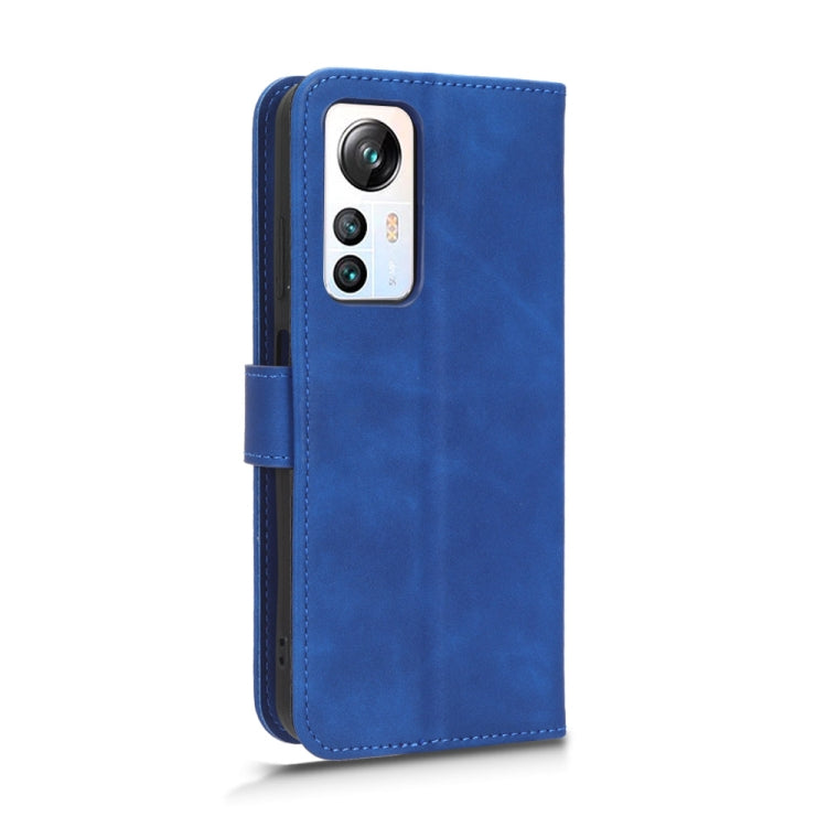 For Blackview A85 Skin Feel Magnetic Flip Leather Phone Case(Blue) - More Brand by buy2fix | Online Shopping UK | buy2fix