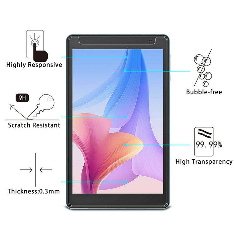 For Blackview Tab 5 9H 2.5D Explosion-proof Tempered Tablet Glass Film - Others by buy2fix | Online Shopping UK | buy2fix