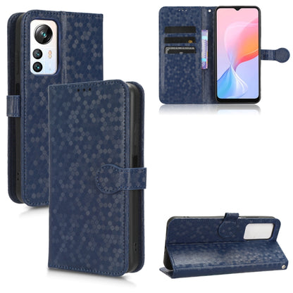 For Blackview A85 Honeycomb Dot Texture Leather Phone Case(Blue) - More Brand by buy2fix | Online Shopping UK | buy2fix